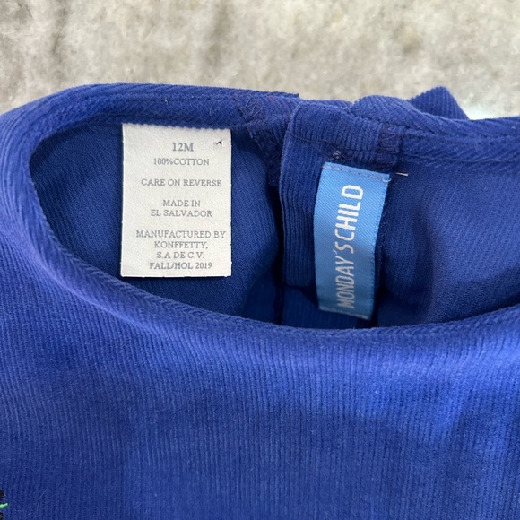 Monday’s Child Snowman Bubble Size 12M - Picture 5 of 11